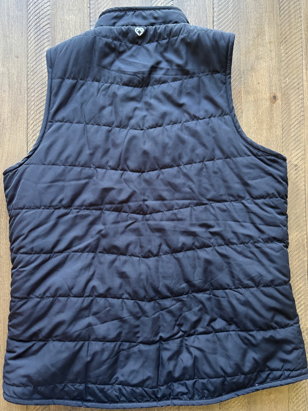 Women's Black Quilted Sherpa-Lined Vest with Mizzou Tiger Logo - Picture 4 of 8